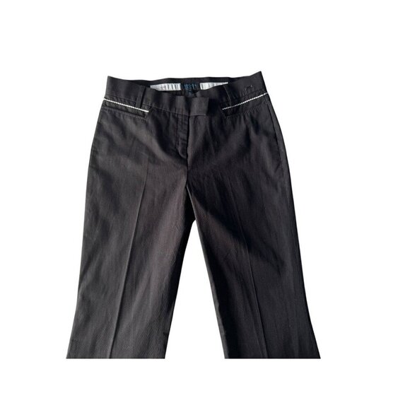 ESCADA Sport Women's Sz 34 Long US Sz 2 Black Straight Leg Pleated Dress Pants - Picture 4 of 10